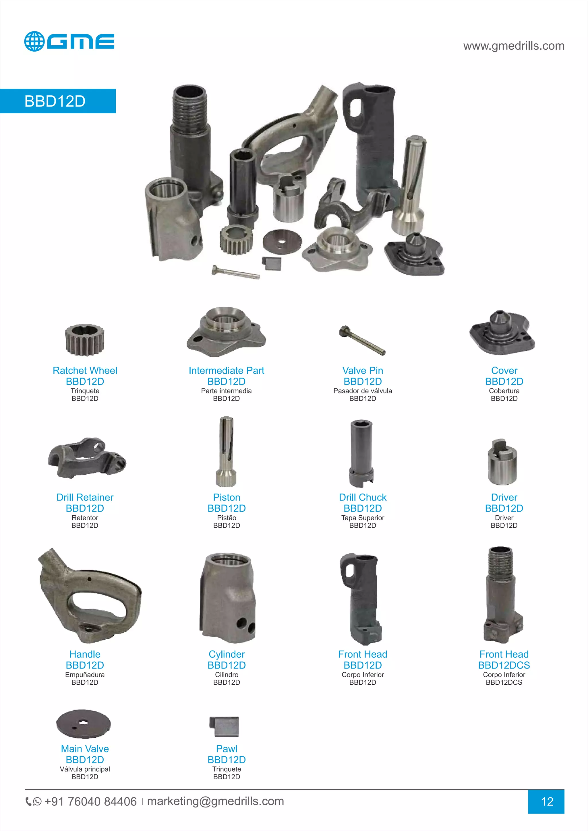 GmeSpare Parts Catalogue PDF