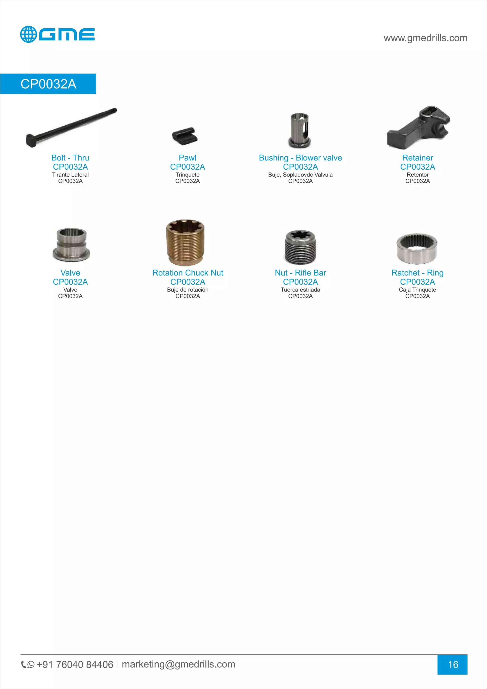 GmeSpare Parts Catalogue PDF