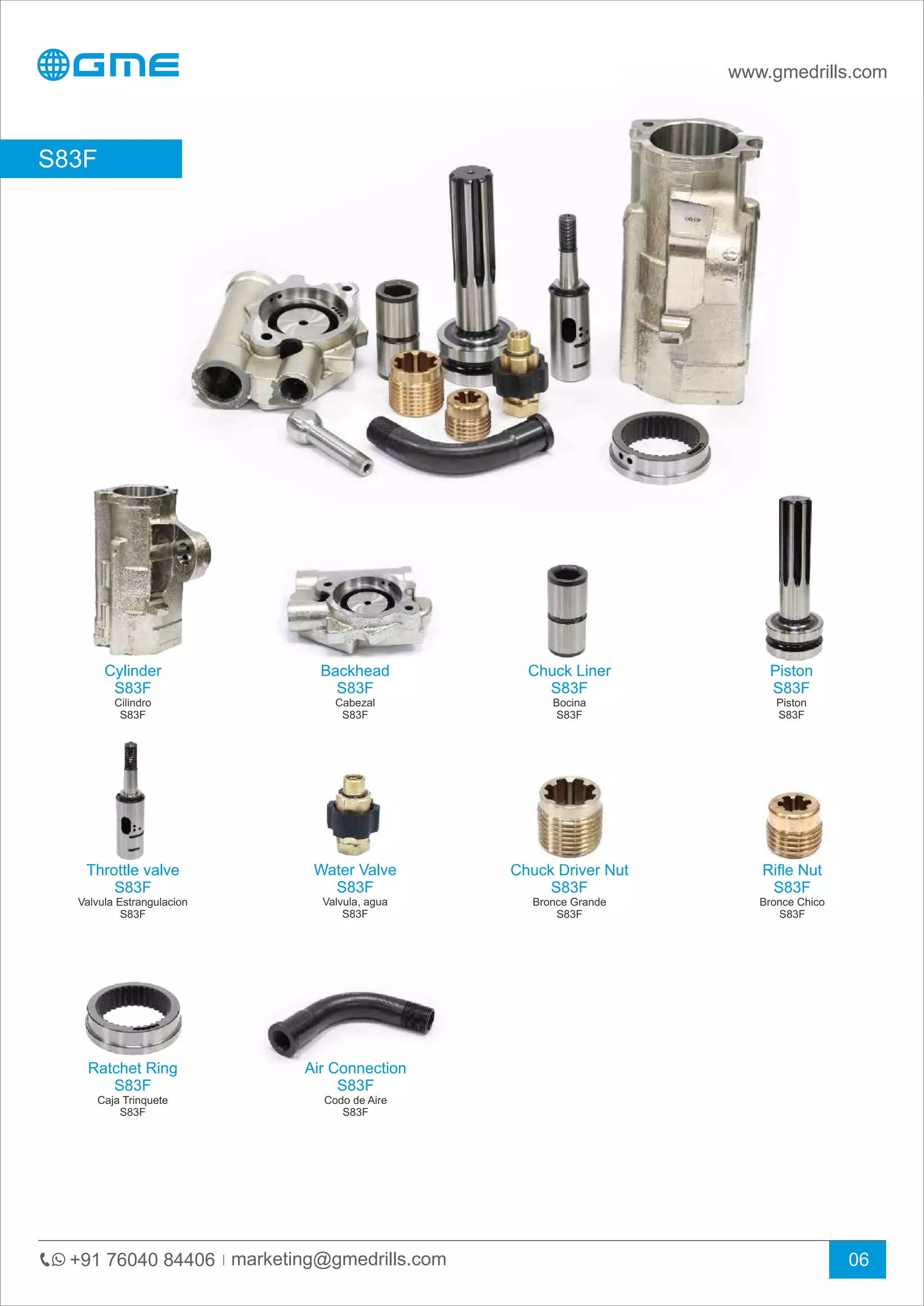 GmeSpare Parts Catalogue PDF