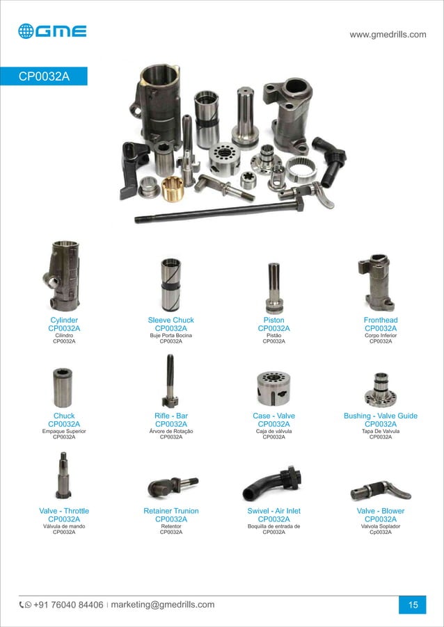 GmeSpare Parts Catalogue PDF