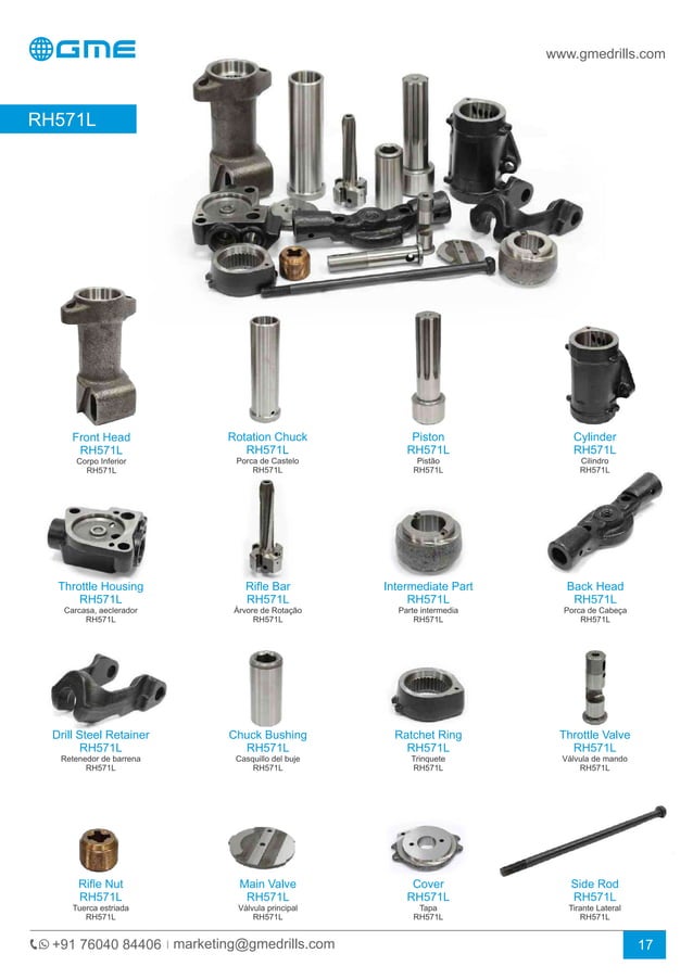 GmeSpare Parts Catalogue PDF