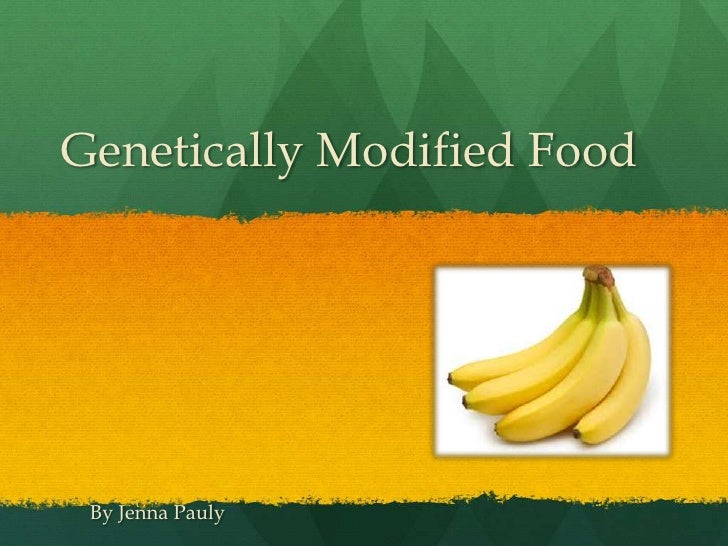 GM Foods Bananas