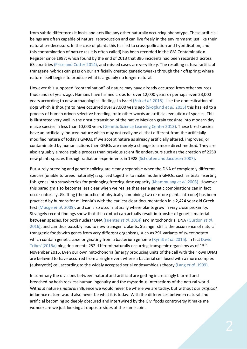 essay on genetically modified foods