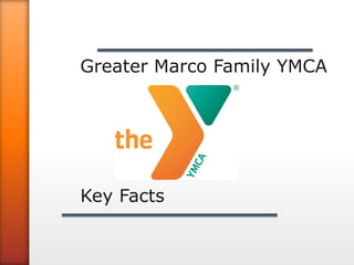 Greater Marco Family YMCA




Key Facts
 