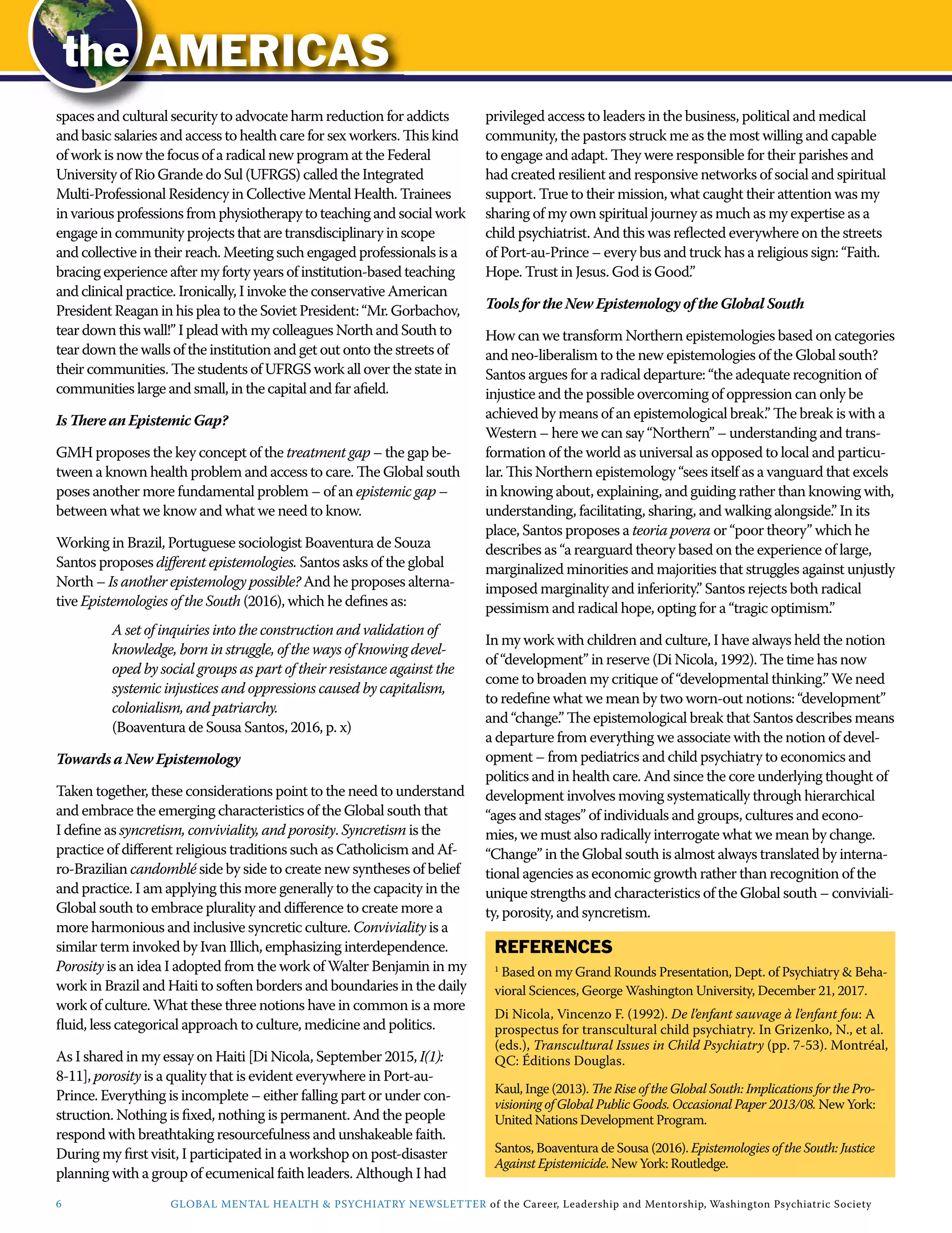The Global South - Global Mental Health & Psychiatry Newsletter - June ...