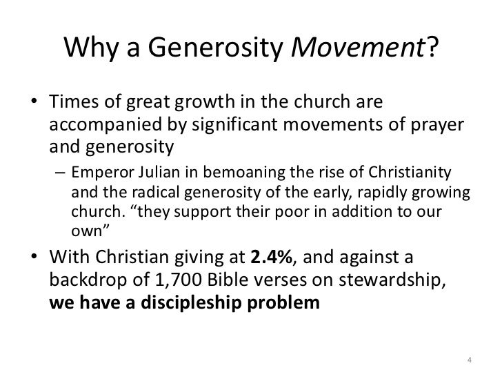 Essay on generosity