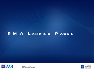 DMA Landing Pages 