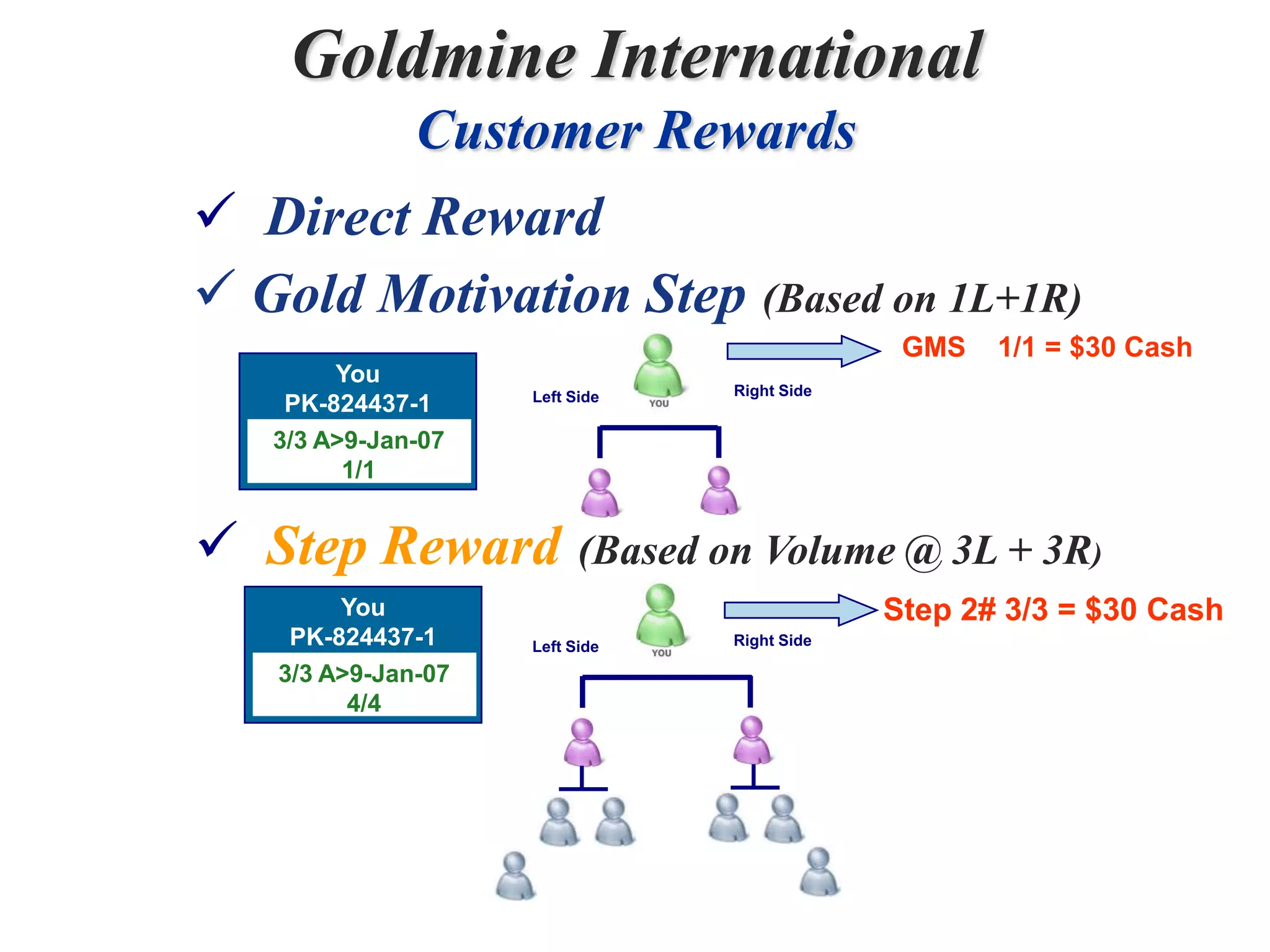 You PK-824437-1You PK-824437-13/3 A>9-Jan-071/13/3 A>9-Jan-074/4Goldmine InternationalCustomer Rewards  Direct Reward