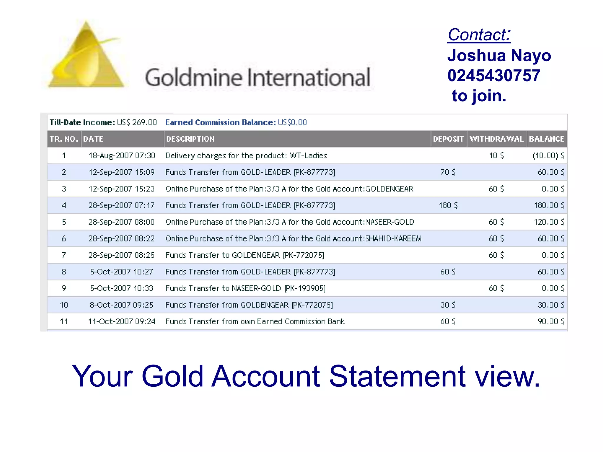 3/3 Advance Gold Plan   Potential IncomeContact:Joshua Nayo0245430757 to join.* Max 15 steps daily