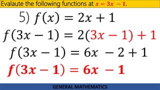 Evaluating Functions | PPTX
