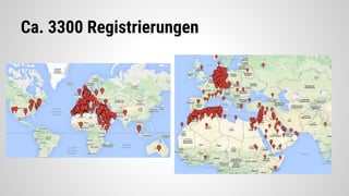 Ca. 3300 Registrierungen
 