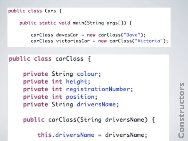 Programming in Java: Object and Classes | PPT