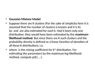 gaussian mixture models1234567865436775399 | PPTX