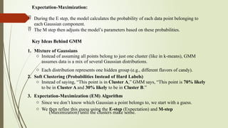 GAUSSIAN MIXTURE MODEL USED IN MACHINE LEARNING | PPTX