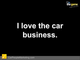 The market        has changed.