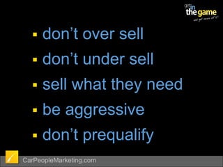  trained advisor is best 	person to answerInstantly increase traffic if you just answer the phone and invite customers in.