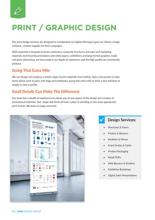 Gmn Digital Group Corporate Brochure Gmn Web Solutions Web Design