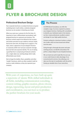 Gmn Digital Group Corporate Brochure Gmn Web Solutions Web Design
