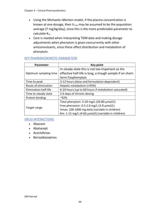 Advanced Clinical Pharmacy Complete Notes | PDF