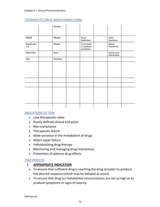 Advanced Clinical Pharmacy Complete Notes | PDF