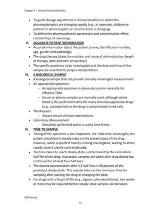 Advanced Clinical Pharmacy Complete Notes | PDF