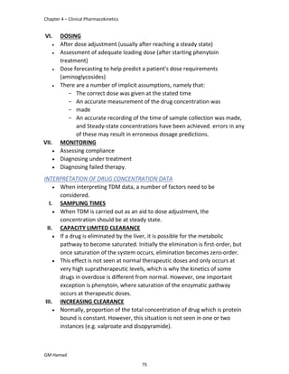 Advanced Clinical Pharmacy Complete Notes | PDF