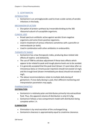 Advanced Clinical Pharmacy Complete Notes | PDF