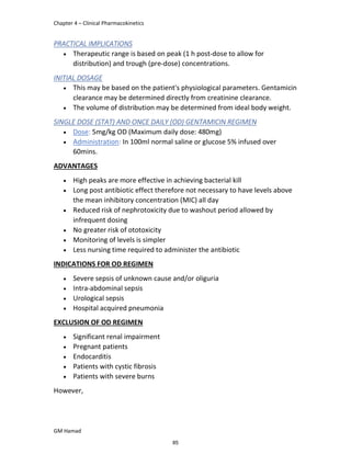 Advanced Clinical Pharmacy Complete Notes | PDF