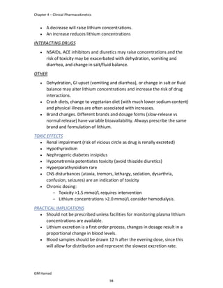 Advanced Clinical Pharmacy Complete Notes | PDF