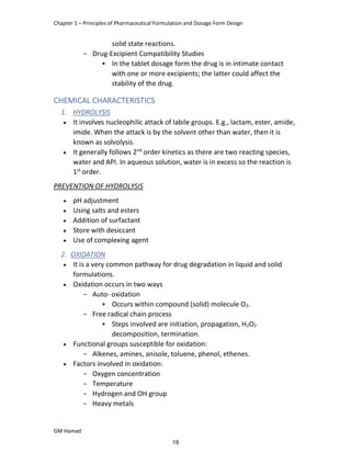 Pharmaceutical Technology Complete Notes | PDF