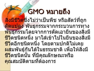 GMO