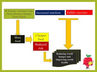 GMO, Genetically modified organisms, agricultural and horticultural ... Biology Diagrams