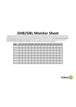 G monitor sheet