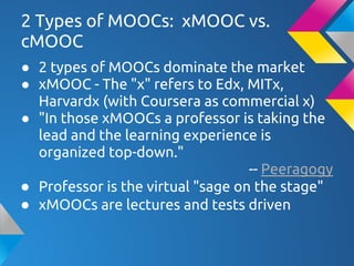 gMOOC and rgMOOC: Theory and Design | PDF