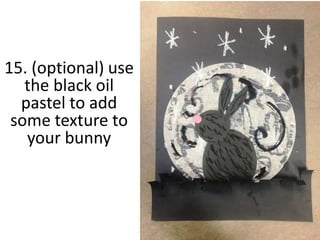 We use lines to make art. Do you see any lines in this
artwork? Where? What types of lines do you see?
 