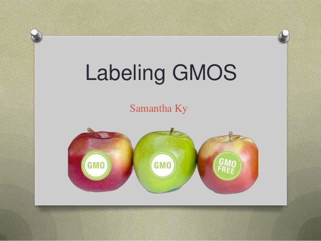 thesis for gmo labeling