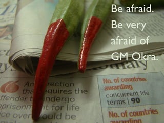 Anti-GMO Global Campaign Poster 