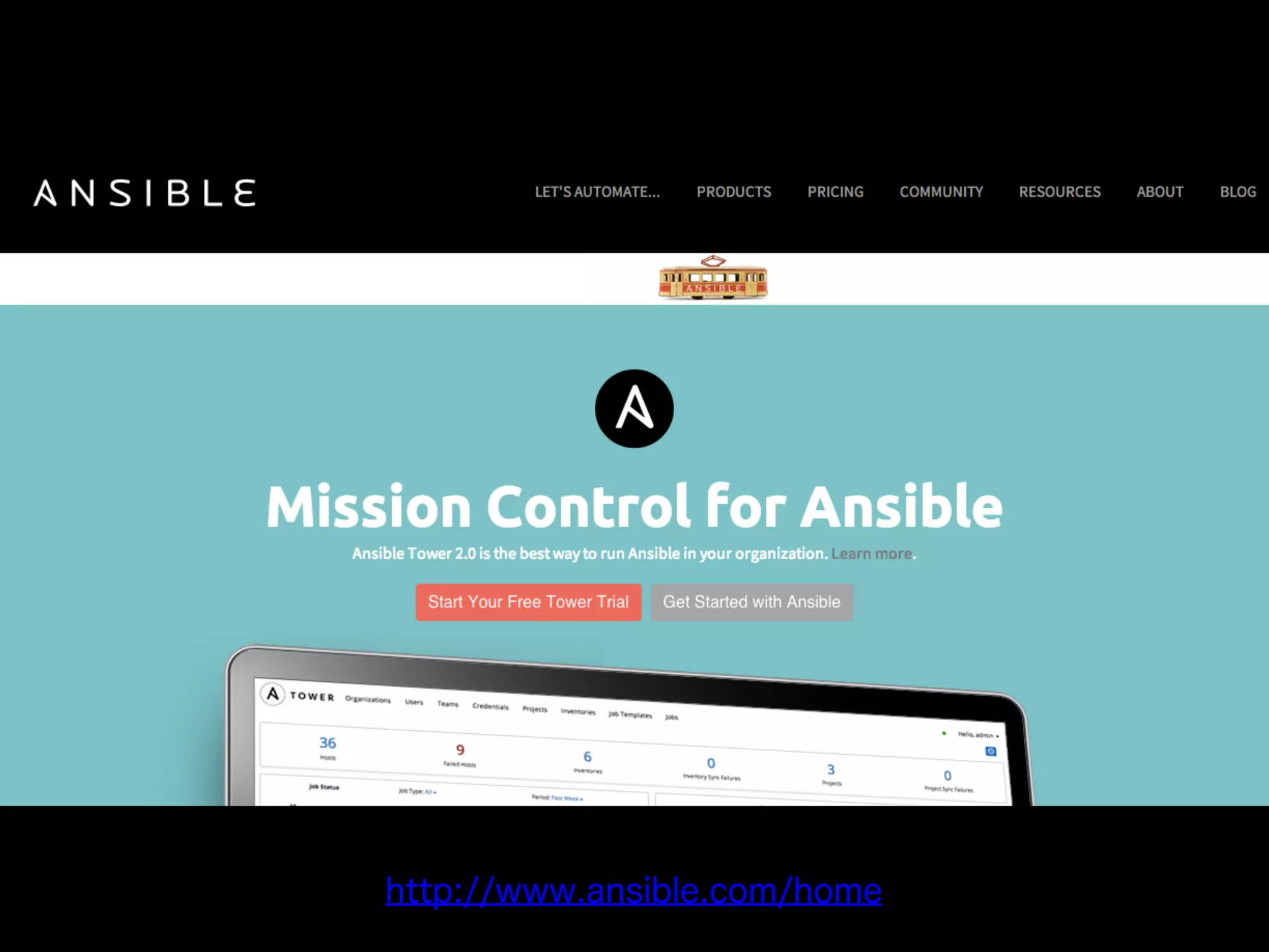 http://www.ansible.com/home 
50 
 