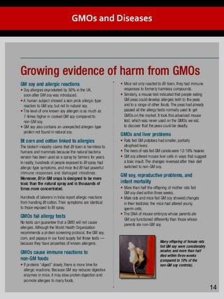 GMOs and Diseases
14
 