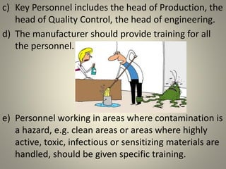 GMP, Goods manufacturer Practices, Drug and Cosmetic act | PPTX