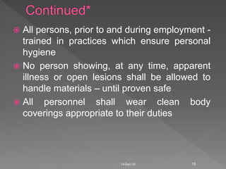 Gmp Amendment Recent amendments in GMP | PPTX