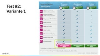 Seite 50
Test #2:
Variante 1
 