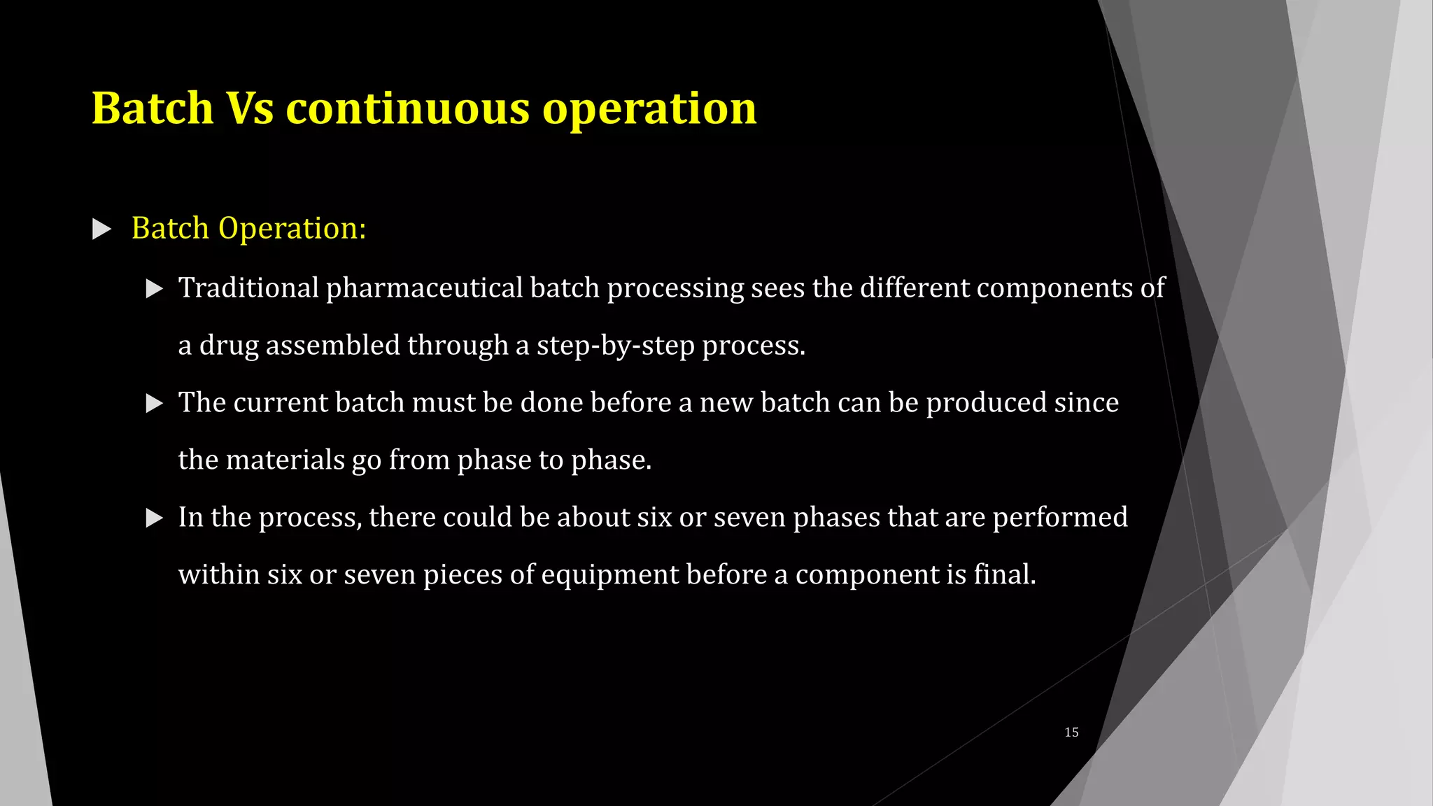 GMP design of parenteral production facility | PDF