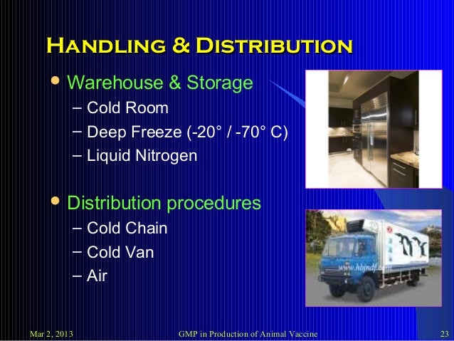 GMP in Production of Animal Vaccine