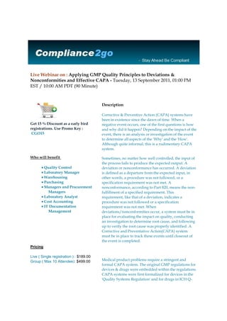 [object Object],For any assistance contact us at support@compliance2go.com or call us at 877.782.4696<br />https://www.compliance2go.com/index.php?option=com_training&speakerkey=2&productKey=17<br />