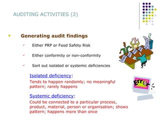 Gmp Auditor Training Course | PPT