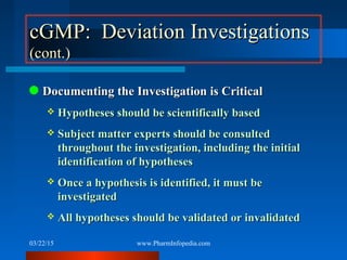 Gmp compliance | PPT