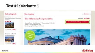 Seite 45
Test #1: Variante 1
 