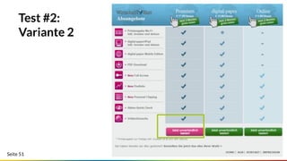 Seite 51
Test #2:
Variante 2
 