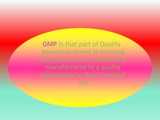 GMP in pharmaceutical industry.ppt